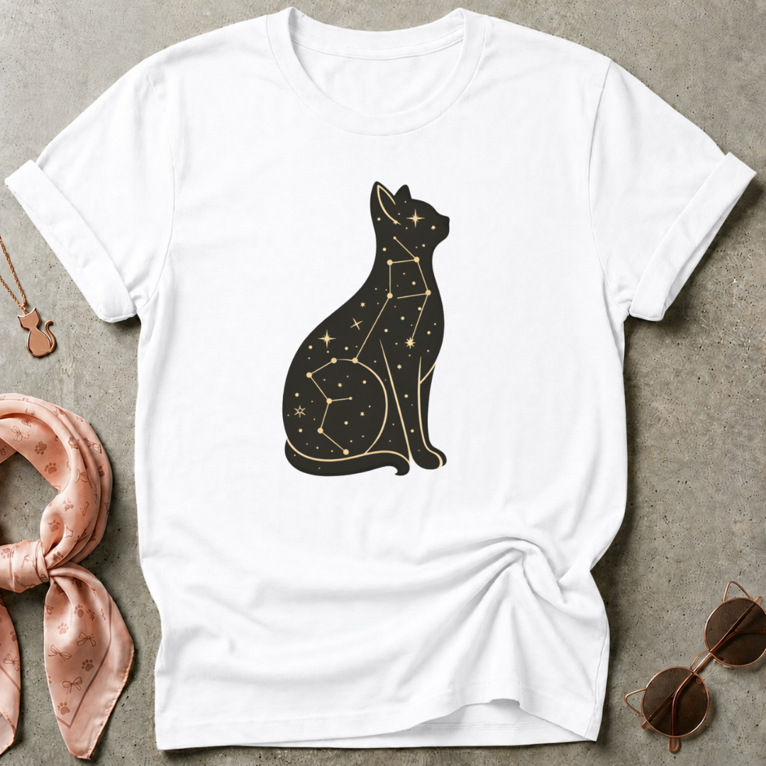 Cat Constellation Graphic Tee