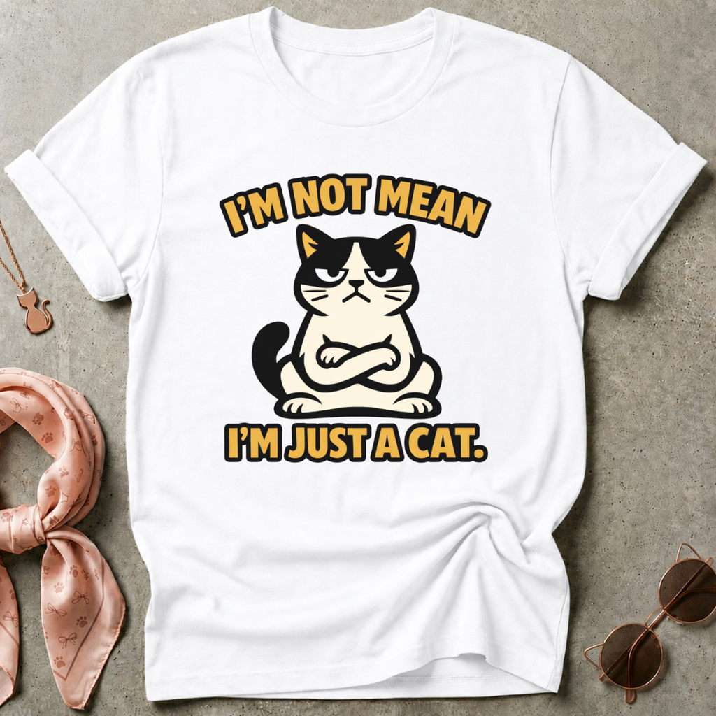 I'm Not Mean I'm Just A Cat Graphic Tee