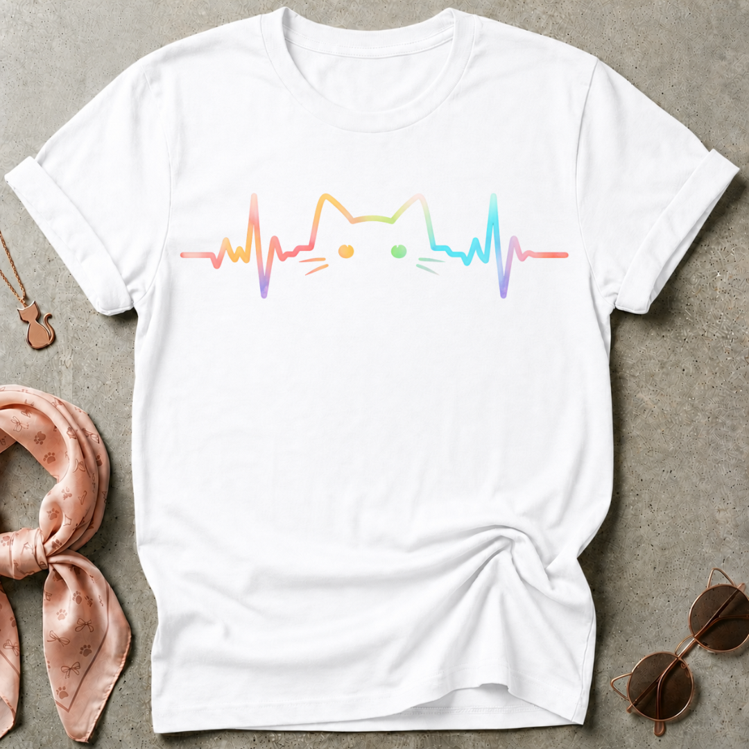 EKG Kitty Graphic Tee