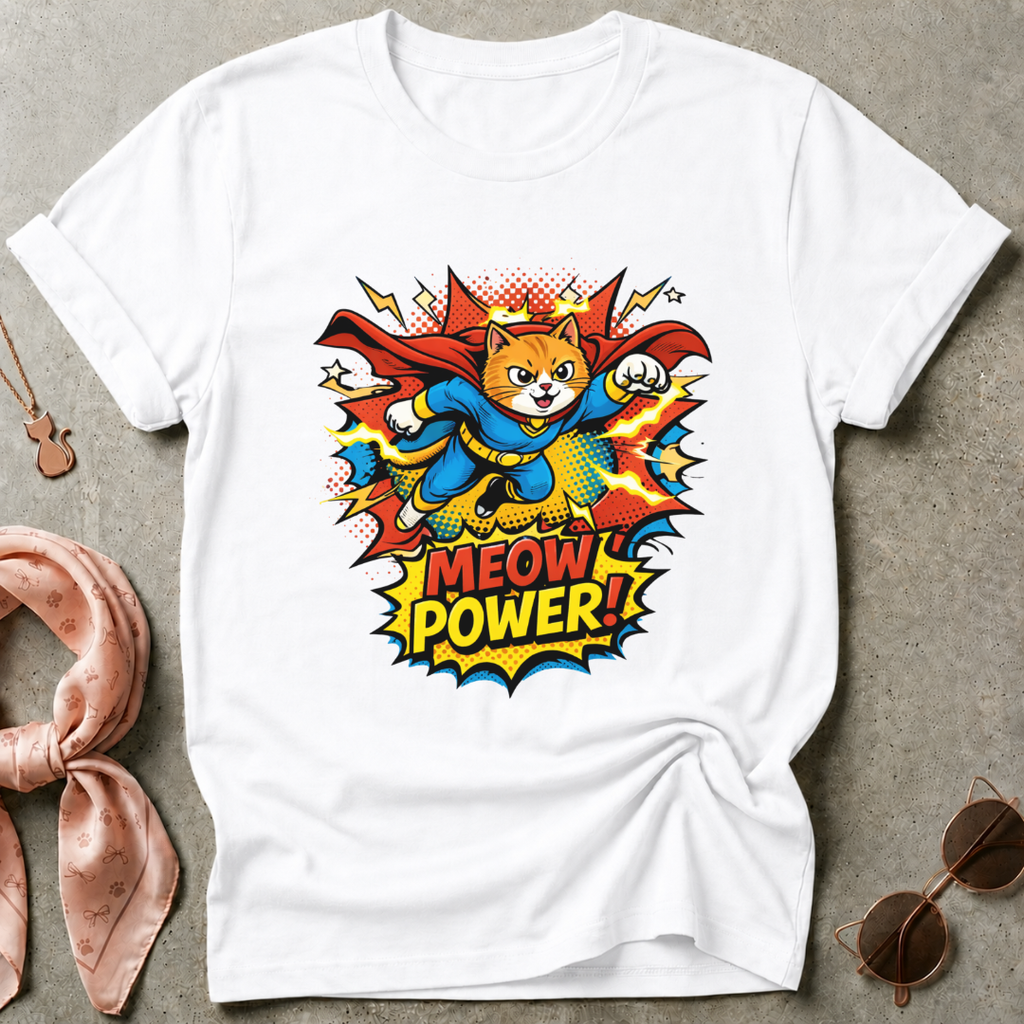 Meow Power Graphic Tee