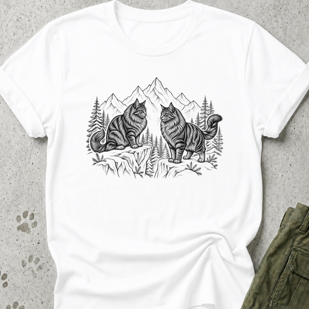 Two Wild Cats Graphic Tee